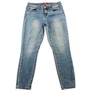 Guess Women's Skinny Jeans Blue Denim Size 28 Curvy Mid Rise